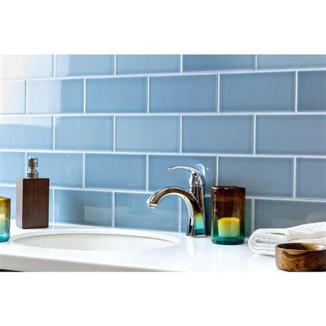 Ivy Hill Tile Magnitude Blue 4 In X 8 In X 75mm Polished Ceramic