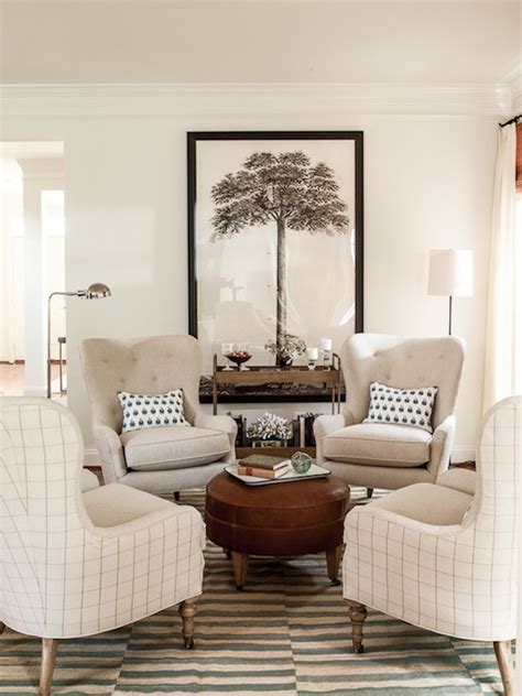 Circular Furniture Arrangement Transitional Living Room Lauren