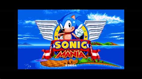 Download Link Sonic Mania Ost Music 1 Title Screen Youtube