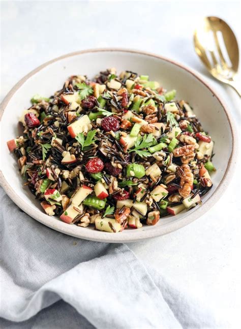 Cold Wild Rice Salad With Cranberries Diary