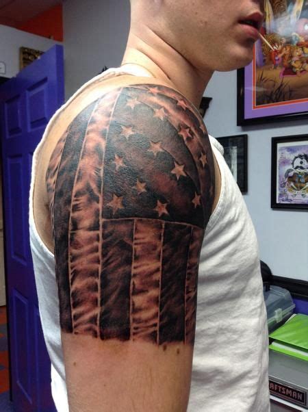 24 Awesome Military Sleeve Tattoos Military Sleeve Tattoo American