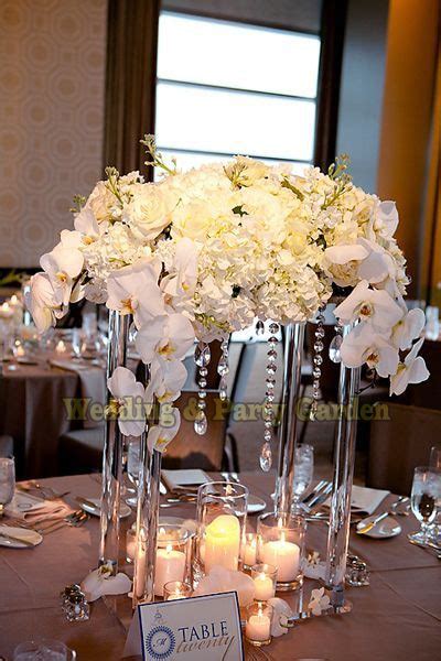 40cm Tall Flower Stand Wedding Crystal Table Centerpiece Square Table