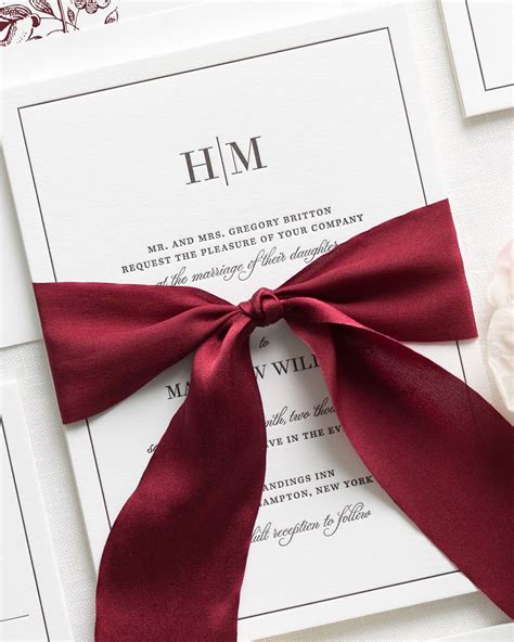 Glam Monogram Letterpress Wedding Invitations - Letterpress Wedding ...