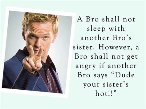 Bro Code Barney Stinson Quotes Quotesgram
