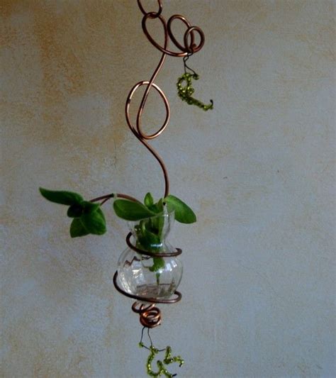 Handmade Hanging Vases Set Of Three You Choose Colors Etsy Hanging Vases Hanging Glass Vase