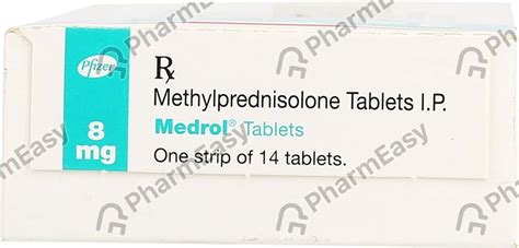 Medrol 8 Mg Tablet 14 Uses Side Effects Price And Dosage Pharmeasy
