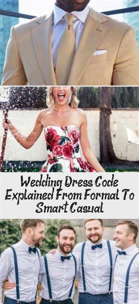 Wedding Dress Code Explained From Formal To Smart Casual Clothing