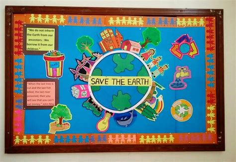 Save The Earth Bulletin Boards Classroom Decor Earth Day Drawing Earth