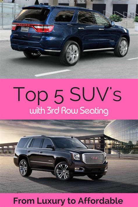 Read reviews, view photos, and then find the best local prices for affordable suvs with a third row. Affordable Vehicles With 3rd Row Seating | Brokeasshome.com