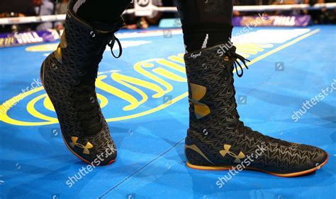Under Armour Boots Anthony Joshua During Editorial Stock Photo Stock