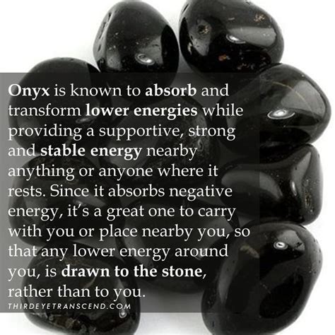 Thirdeyetranscend On Instagram “onyx Is A Great Stone To Carry With