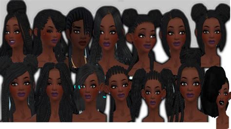 Sims4 Maxis Match 4c Hair Sims 4 Afro Hair Afro Hairstyles Sims Hair