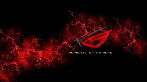 Cool gaming wallpapers 4k for pc. Republic Of Gamers Logo Brand - Free Live Wallpaper - Live ...