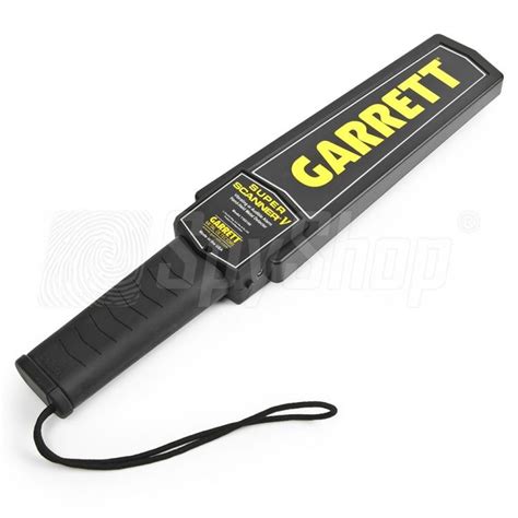 Portable Metal Detector Garrett Super Scanner V