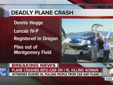 Woman Dies After Plane Crashes Into Car On I 15
