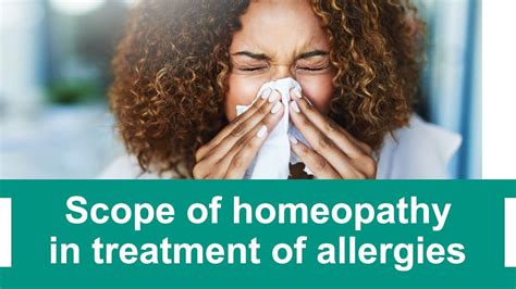 scope of homeopathy in treatment of allergies healthie genie youtube