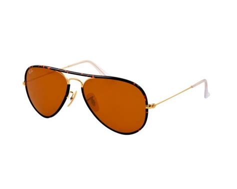 Ray Ban Aviator Full Color Arista Brown Rb3025jm 001 Sunglasses Iceoptic