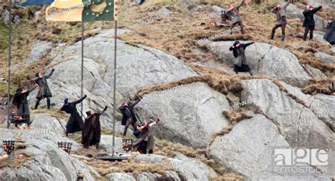Knights Of The Round Table King Arthur Filming In Snowdonia Featuring Location Shots Where