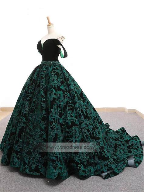 emerald green floral prom dresses vintage lace ball gowns fd1145 prom dresses vintage floral