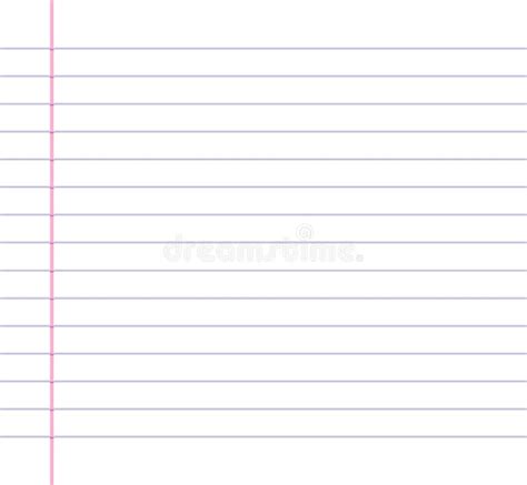 Lined Paper Red Margin Stock Illustrations 117 Lined Paper Red Margin