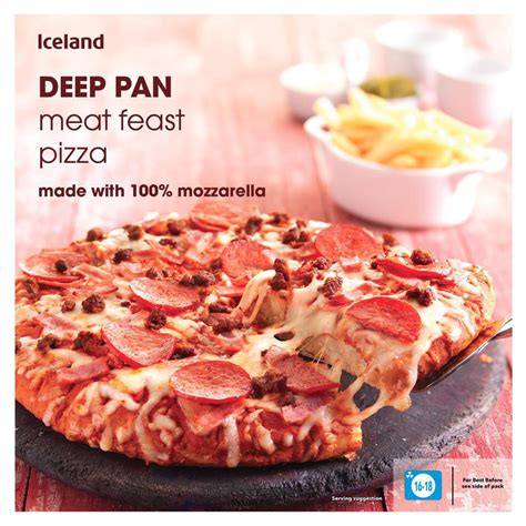 Iceland Deep Pan Meat Feast Pizza G Iceland Foods