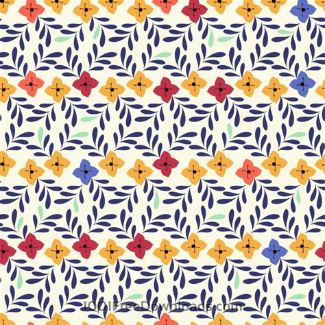 Free Vectors Flower Pattern Abstract