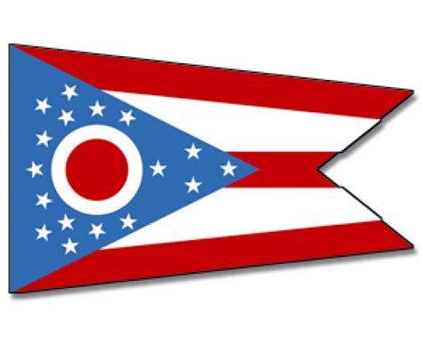 Flagge Ohio 90 X 150 Usa Bundesstaaten Sonstige Flaggen 90 X 150