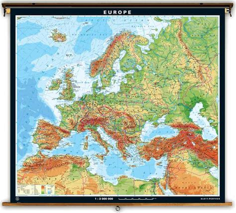 Europe Classroom Spring Roller Maps World Maps Online