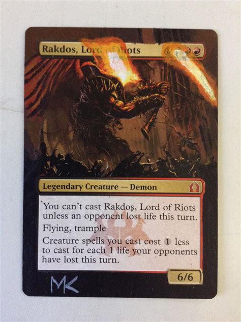 Rakdos Lord Of Riots Alter By Maxthearchitect On Deviantart