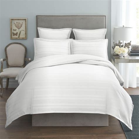 Jindal White Satin Stripe Bed Sheet Rs 580 Piece Jindal Worldwide