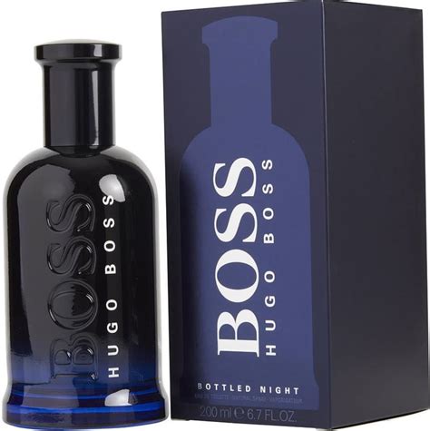 Hugo Boss Cologne Boss Bottled Night Edt Spray 68 Oz Mens Fragrance