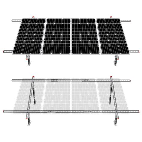 Eco Worthy Adjustable Multi Pieces Solar Panel Mounting Brackets Kit
