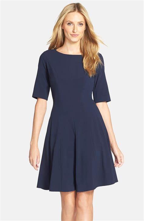 Tahari Fit And Flare Dress Regular And Petite Nordstrom