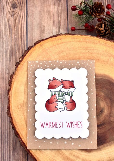 In addition to our wide selection of brand name greeting cards we offer a large variety of boxed note cards, thank you cards, boxed christmas cards, stationery, calendars, invitations and gifts. Unique Handmade Fox Christmas Cards Boxed Set Modern Best ...