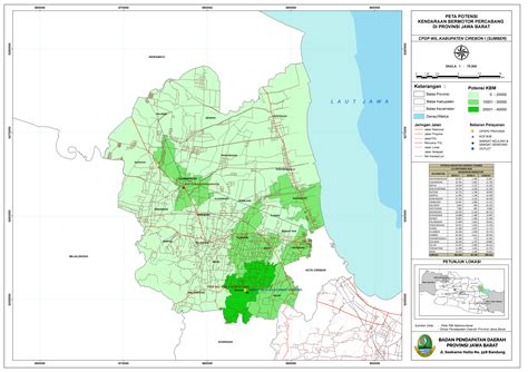 Pada tahun 2017, jumlah penduduknya mencapai 1.845.205 jiwa dengan luas wilayah 2.040. Peta Potensi Kendaraan Bermotor Cabang Kabupaten Cirebon I ...