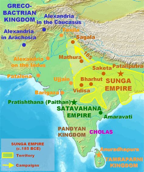 Sagala As A Part Of The Sunga Empire 185 To 73 Bce With Images