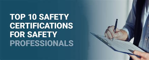 Top 10 Safety Certifications For Safety Professionals