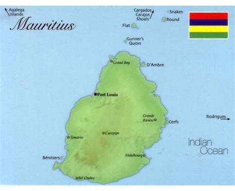 Map Of Mauritius Africa Districts Of Mauritius Wikipedia