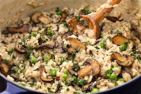 Easy Mushroom Risotto Recipe How To Make Creamy Mushroom Risotto