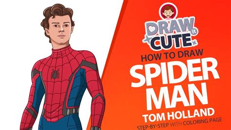 Spiderman Homecoming Tom Holland Drawing Cchilli