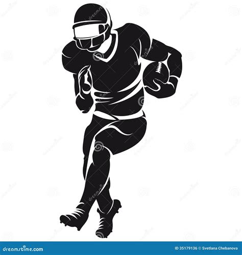 Standing Football Player Clipart Public Domain