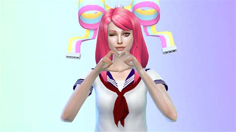 Yandere Simulator To The Sims 4 Fanys Bow By We1rdusername On