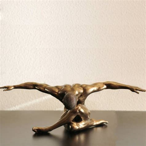 Famous Bronze Nude Man Metal Art Decorate Bronze Statue My Xxx Hot Girl