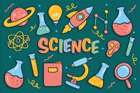 Free Vector Hand Drawn Science Background Science Background