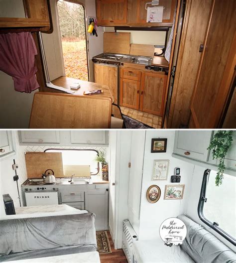 20 Incredible Rv Camper Interior Renovations Before And After The