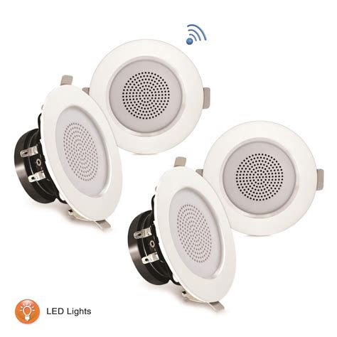 Pyle Pdic4cbtl3b 3 Bluetooth Ceiling Wall Speaker Kit 4