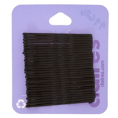 Matte Bobby Pins Black 30 Pack Claires