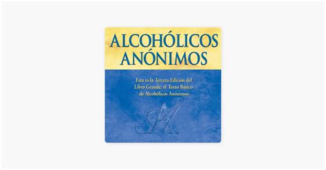 ‎alcohólicos Anónimos Tercera Edición Alcoholics Anonymous Third