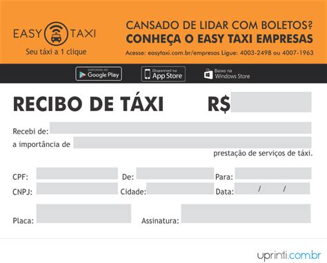 Recibos Para Taxi M14327 Uprinti