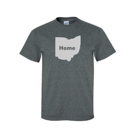 Ohio Home T Shirt Tee State Of Ohio Soft Tee Ohio By Finelineinc